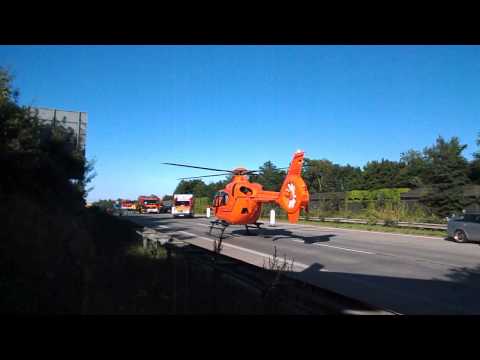 Lübeck :  Verkehrsunfall auf der Autobahn 1