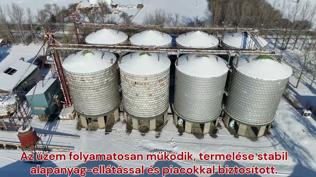 Eladó terménykeverő és szárító üzem, telephely Kondoroson, Békés vármegyében