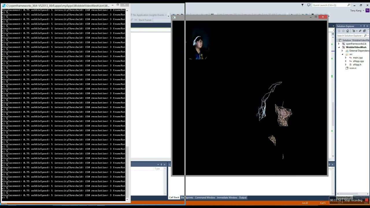 Project 2: Creative Coding Meshes in Open Frameworks