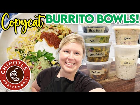 🌶️CHIPOTLE you can make at HOME! (& it's way cheaper, good for meal prep)