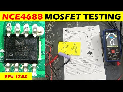 So testen Sie den Dual-MOSFET NCE4688 SMD