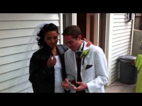 Stephen & Liliana's Wedding Reception   Cutting the Cake
