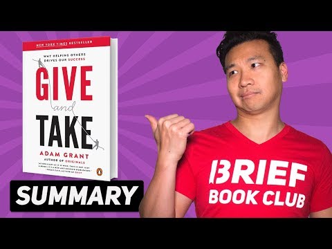 Give And Take Adam Grant Book Summary