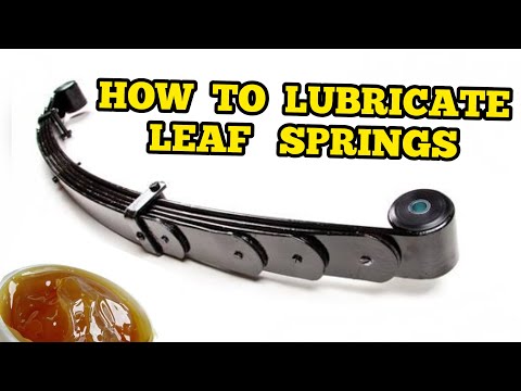 Part of a video titled How To Lubricate Leaf Springs in Less Than 2 Minutes - YouTube