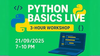 Python Programming Basics | Live Interactive 3-Hour Class