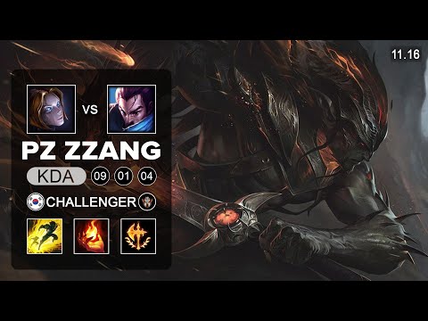 Pz ZZang vs Chovy - Yasuo Mid vs Orianna - KR Challenger patch 11.16