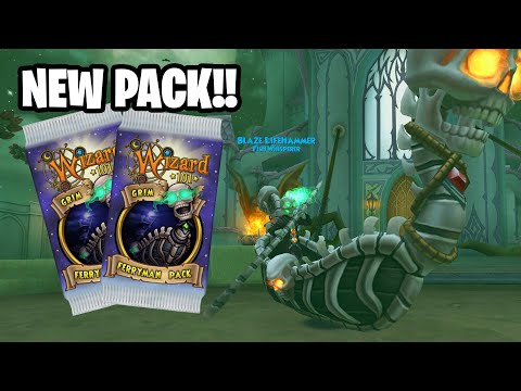 Wizard101: NEW HALLOWEEN PACK! - Grim Ferryman Pack Opening