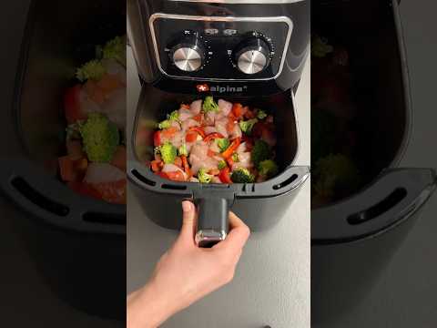 Air Fryer Chicken & Veggies — Healthy Dinner in 20 Minutes 🍗🥦 Easy air fryer recipes