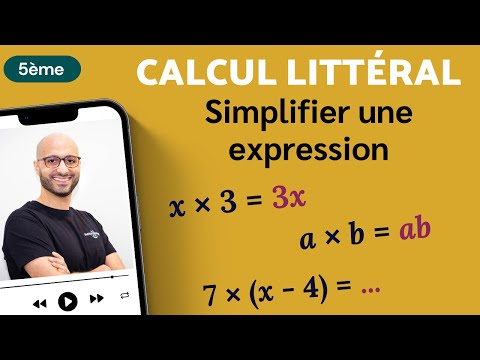 SIMPLIFIER UNE EXPRESSION LITTÉRALE - 5ème