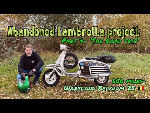 Abandoned lambretta project rebuild and 600mile road trip.. In 3 weeks!. pt 4 the ride of redemption