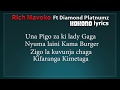 Rich Mavoko Ft Diamond Platnumz - Kokoro ( Lyrics )