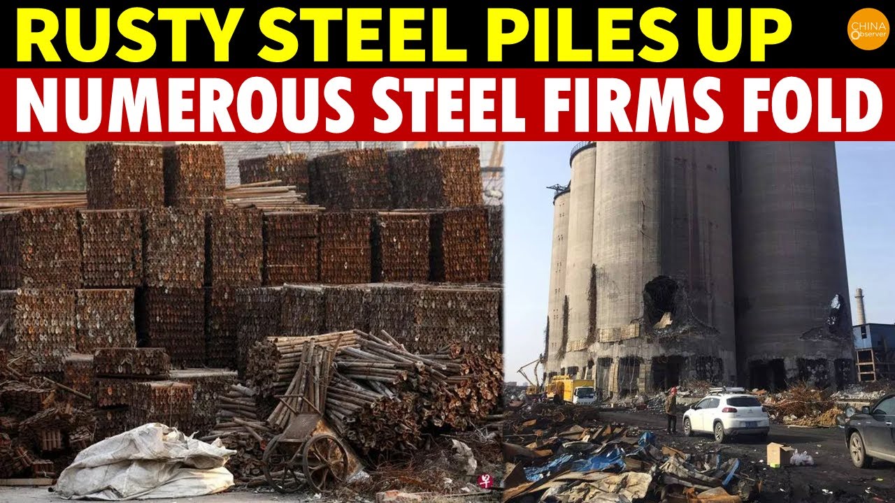 Rusty Steel Piles Up, Numerous Steel Companies Fold, Real EstateDriven