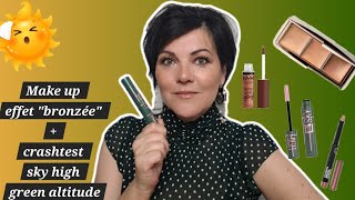 Maquillage Rapide et Bronzée ! + crashtest nouveau SKY HIGH green Maybelline #crashtest