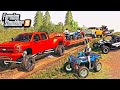 MILLIONAIRE S GO MUDDING AIR LIFTED TRUCKS POLARIS ATV YAMAHA RAPTOR FARMING SIMULATOR 2019