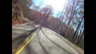 preview picture of video 'Southward Motorcycle Ride On The Tail of the Dragon, US Highway 129, In TN To Deals Gap NC'
