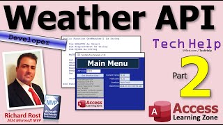 How to Use a Web-Based Weather API To Pull Current Weather Data into Microsoft Access, Part 2