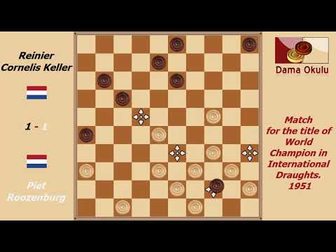18. Piet Roozenburg - Reinier Cornelis Keller. WK-match 1951.