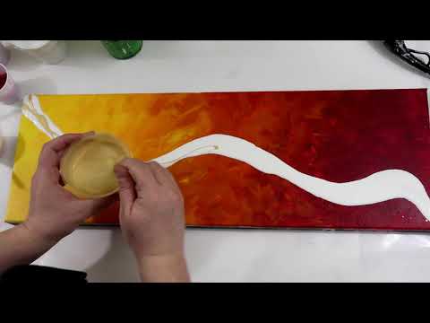 (306) Dutch Pour with a Twist! Fluid Abstract Art Technique