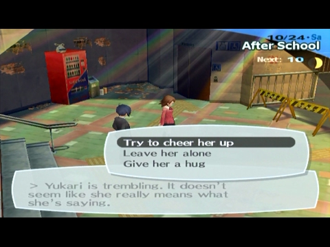 Persona 3 FES Max Social Links: 10/22 to 10/24 - Yukari's Uncertainty