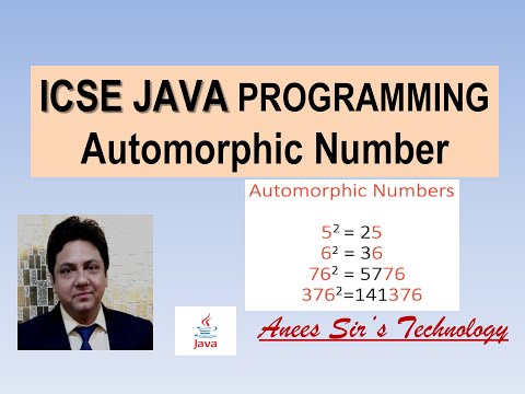 Automorphic Number In Java Complete Executed Program