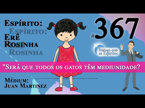 Cortes DcE #367 "Será que todos os gatos têm mediunidade? Espíritos brincando com gatinhos.