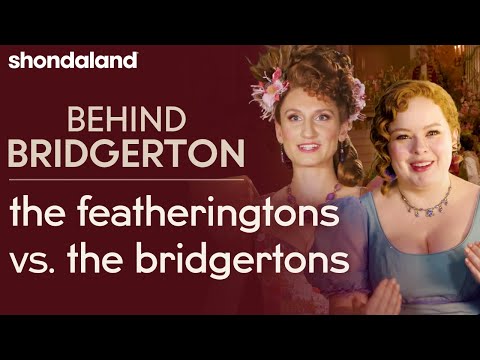 afbeelding Behind Bridgerton Outtake: The Featheringtons vs. The Bridgertons | Shondaland