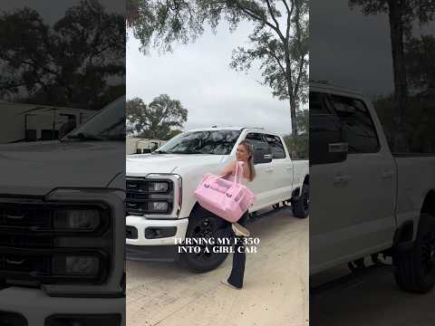 Stock my F350 with me! #￼campergirl #ford #lifestyle #caressentials