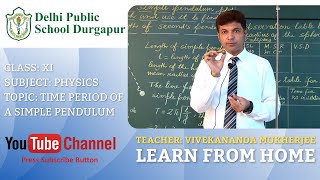 CLASS XI | TOPIC: TIME PERIOD OF A SIMPLE PENDULUM | PHYSICS | LAB | DPS DURGAPUR