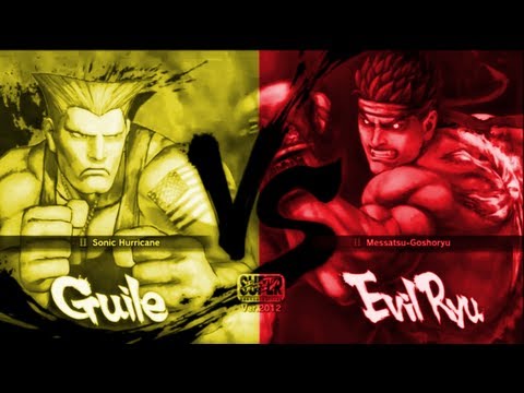 Blue Emblem [Guile] Vs GREAT SAITAMAN [Evil Ryu] SSF4 Arcade Edition 2012 720 HD