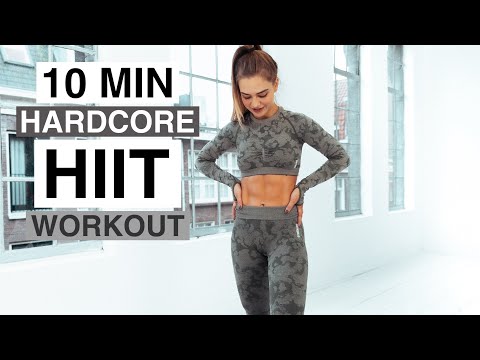 10 MIN HARDCORE HIIT WORKOUT (Full Body, No Equipment)