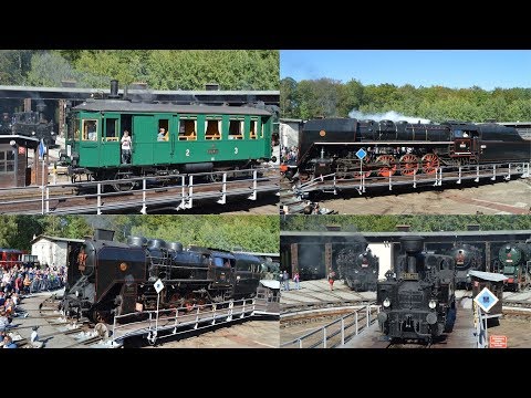 Den železnice v Lužné u Rakovníka - komentovaná přehlídka na točně 22.9.2019 (nesestříhaná verze)