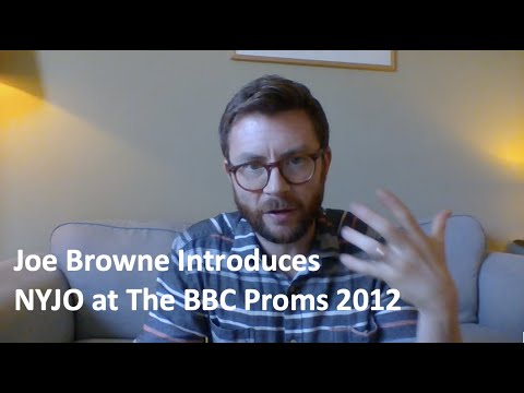 Joe Browne Introduces NYJO at The BBC Proms 2012
