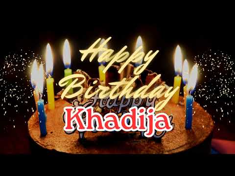 KHADIJA Birthday Song | USA Birthday Song For Girls | Comment Your Name For Song