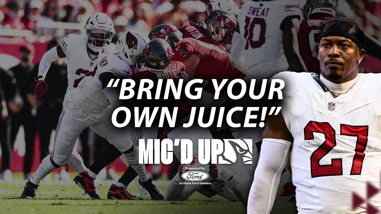 Mic'd Up: Akeem Davis Gaither "BYOJ!" | AZ Cardinals