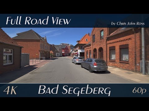 Bad Segeberg, Schleswig-Holstein, Germany: Oldesloer Straße - 4K (UHD/2160p/60p) Video