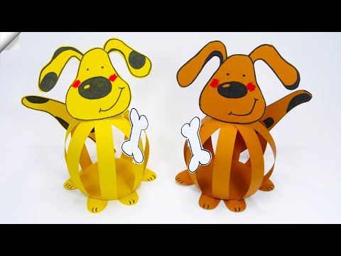 Origami DOG easy DIY paper crafts