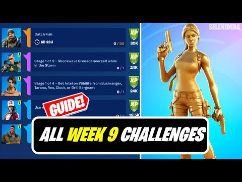 *ALL* WEEK 9 EPIC AND LEGENDARY QUESTS GUIDE | Fortnite Chapter 2 Season 6