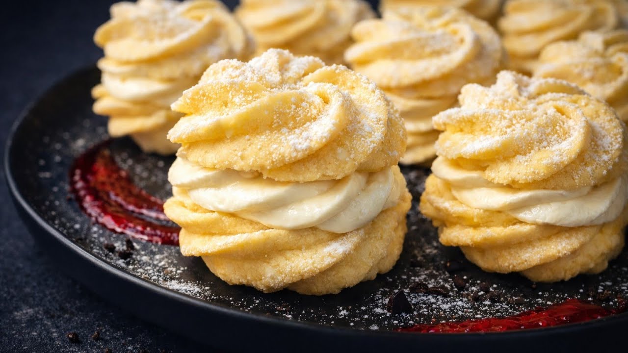 Danish Butter Cookies with Orange Cream by KeksLand β recipe photo