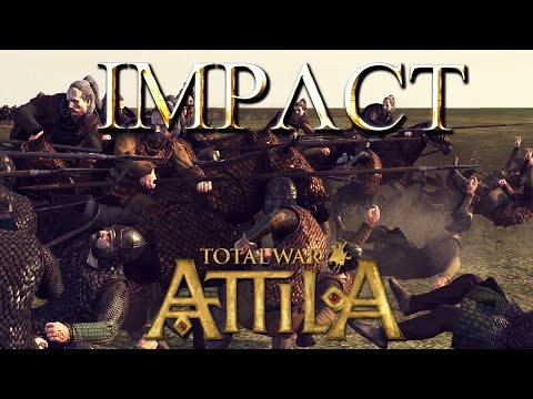 Impact Damage by Cavalry on Heavy Infantry - Total War Attila Mechanics