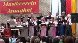 preview picture of video 'Bayer. Wald: Musikverein Annathal singt und spielt Ein Jäger aus Kurpfalz'