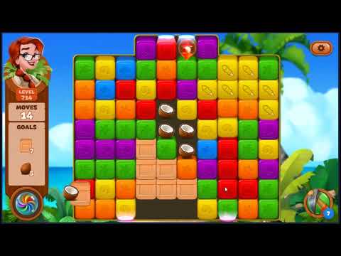 Lost Island Blast Adventure Level 714 - NO BOOSTERS 🏝️ | SKILLGAMING ✔️