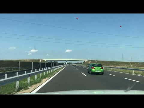 Driving in Hungary🇭🇺: M85-ös autóút (E65) Nagycenk - Csorna