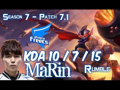 AFs MaRin RUMBLE vs EKKO Top - Patch 7.1 KR Ranked