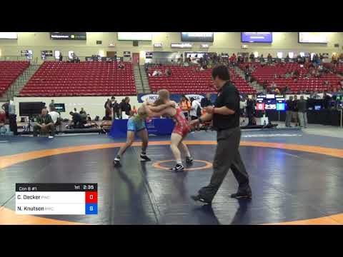 2018 Marine Corps US Open/UWW Junior Freestyle 74 Con 8 #1 - Curtis Decker (PWC) Vs. Nicholas Knut