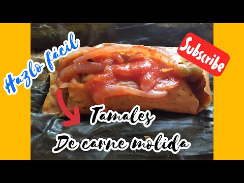 ✅COMO HACER TAMALES DE CARNE MOLIDA
