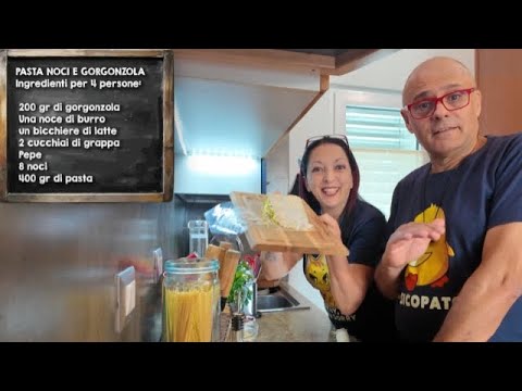 PASTA al GORGONZOLA di BEATRICE con crema di porri e gorgonzola