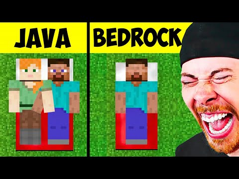 The ULTIMATE Minecraft Java vs Bedrock Memes