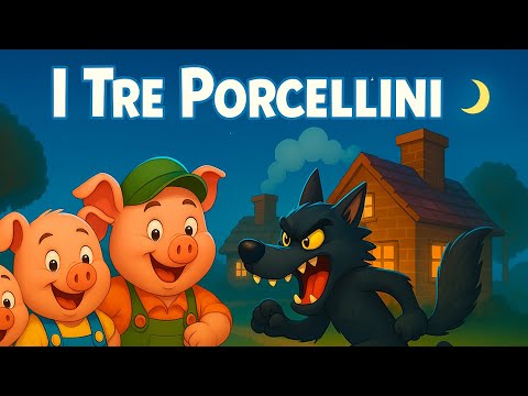 I Tre Porcellini 🐷🐷🐷 | Fiaba Classica Animata per Bambini | Storia della Buonanotte