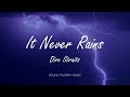 Dire Straits - It Never Rains (Lyrics) - Love Over Gold (1982)