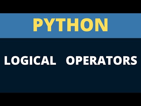 Tutorial 15 Python Logical Operators